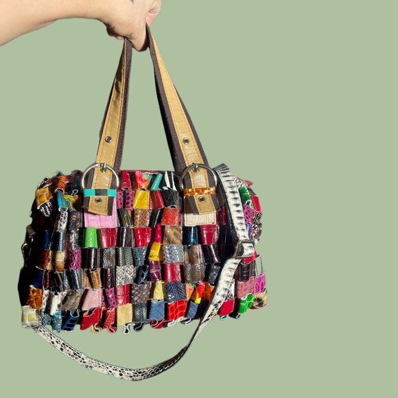 Colourful Leather Bag - Picture 2 of 7